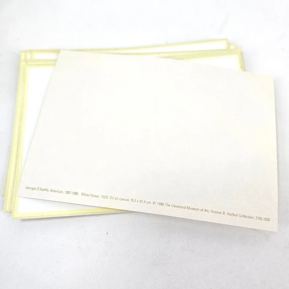 Vintage Art Greeting Cards + Ansel Adams Postcard Book‎ lot of 4 partial sets